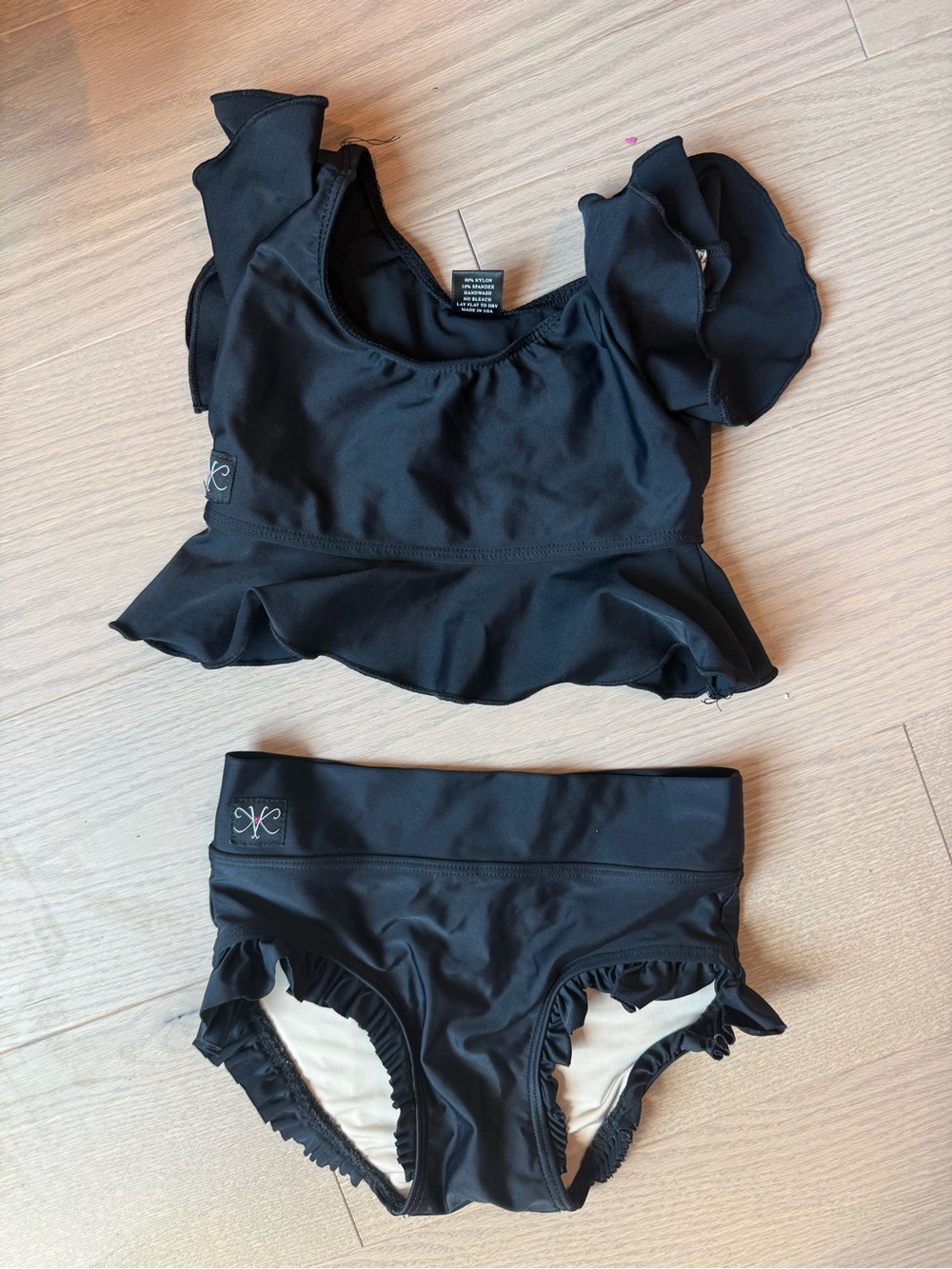 Kandi Kouture Black Ruffle Dance Outfit CL 7/8